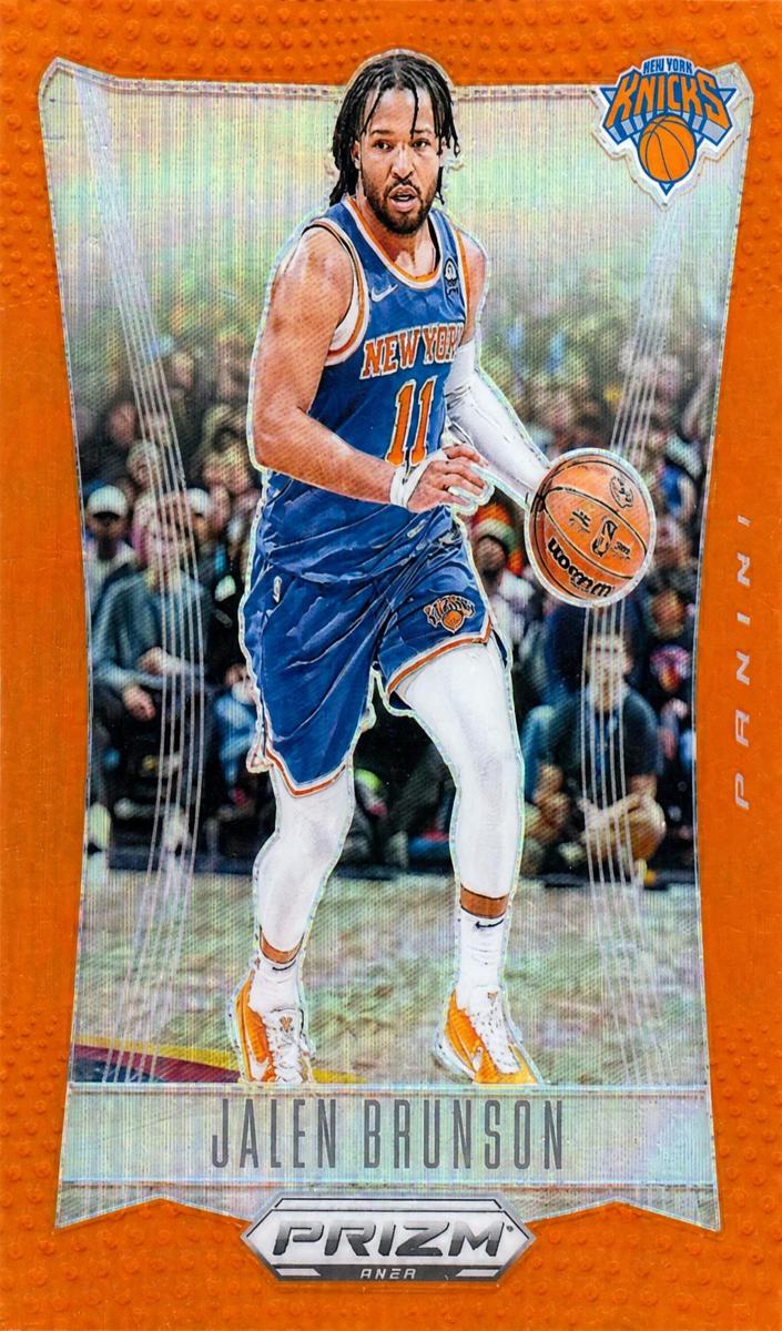 2023 Panini Prizm Deca Basketball Orange Jalen Brunson #107