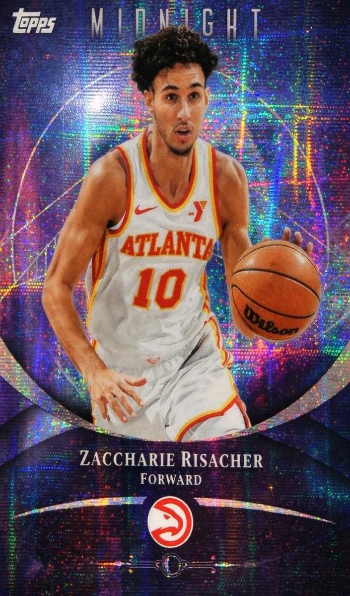 2025 Topps Midnight Basketball Zaccharie Risacher #22