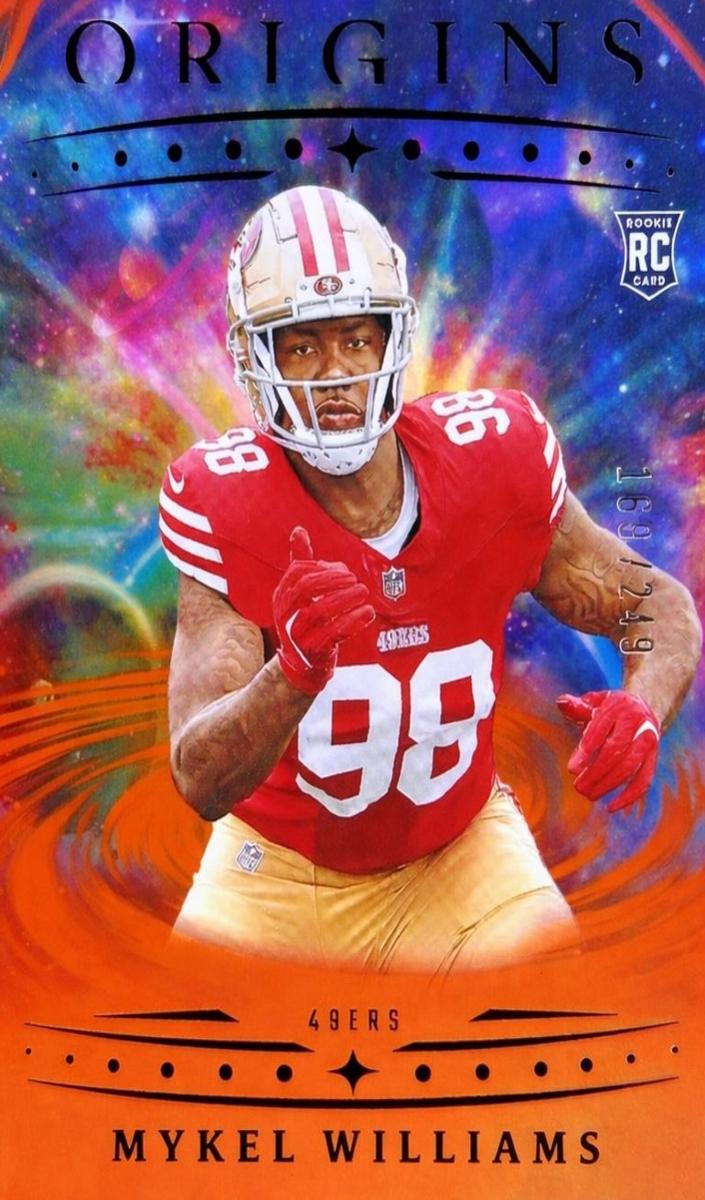 2025 Panini Origins Football Holo Orange Mykel Williams #136