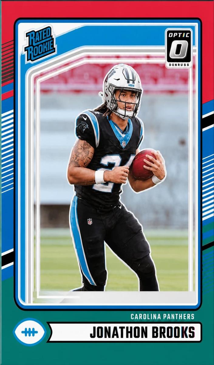 2024 Panini Donruss Football Holo Jonathon Brooks #354 PSA 10