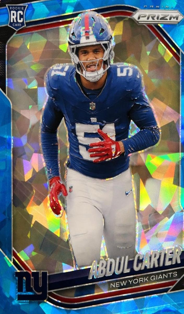 2025 Panini Prizm Football Blue Ice Abdul Carter #394