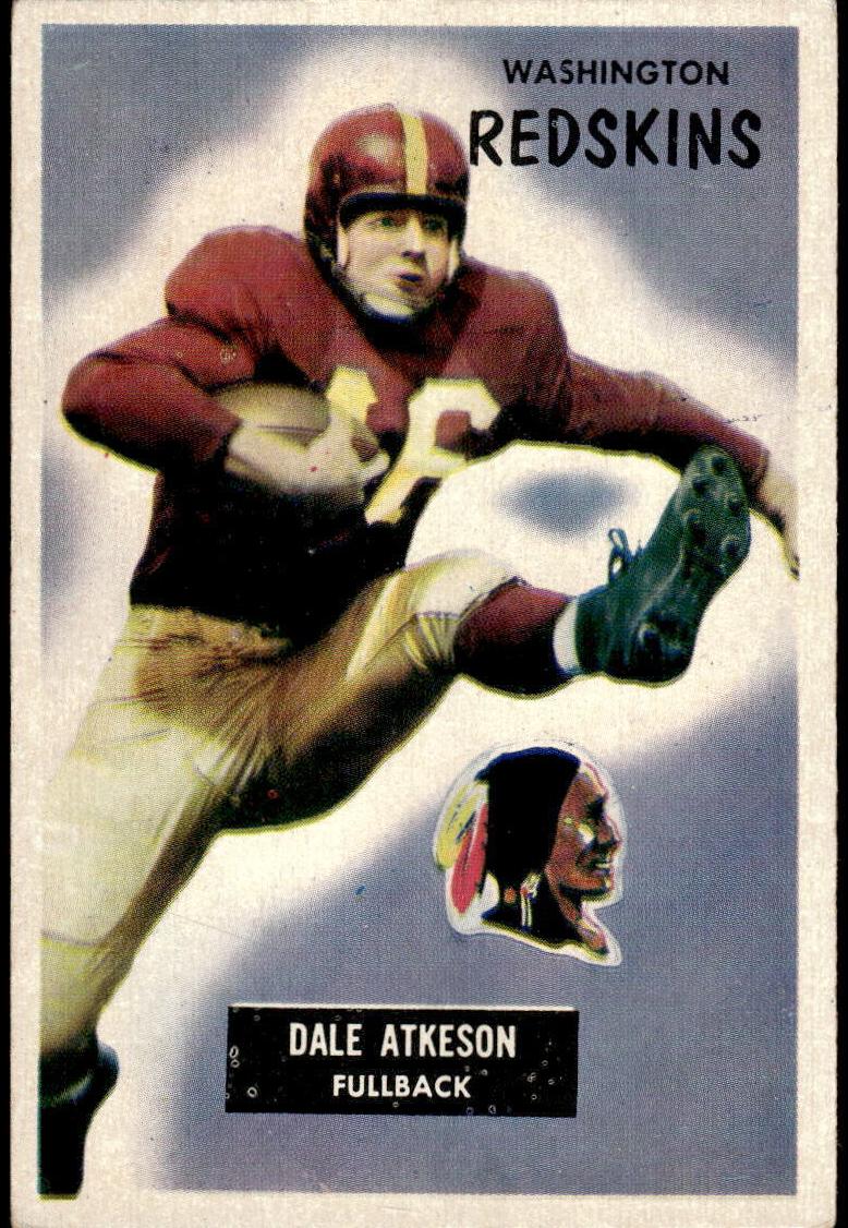 1955 Bowman Football Dale Atkeson #129 PSA 6