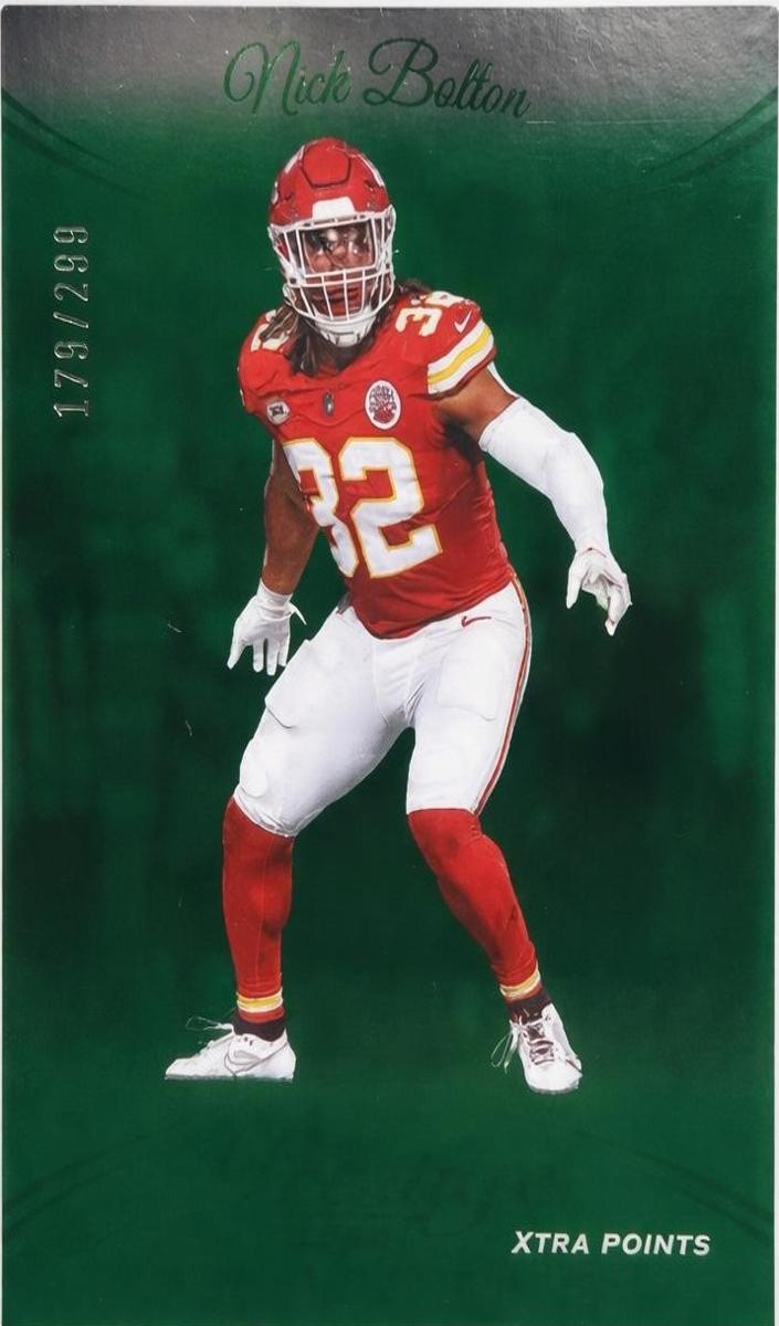 2024 Panini Prestige Football Green Xtra Points Nick Bolton #150