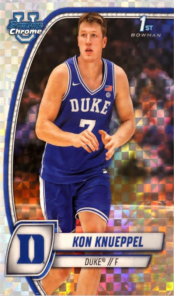 2024 Bowman Chrome University Basketball X-Fractor Kon Knueppel #48 PSA 10