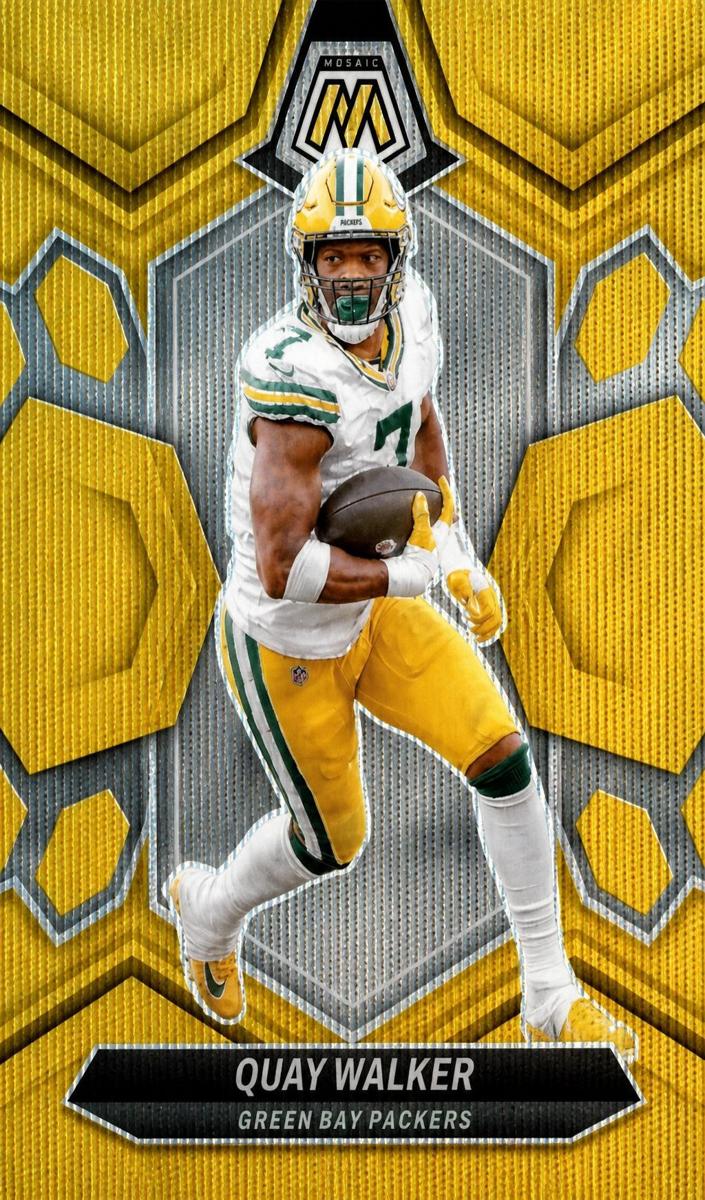 2024 Panini Mosaic Football Gold Wave Quay Walker #83