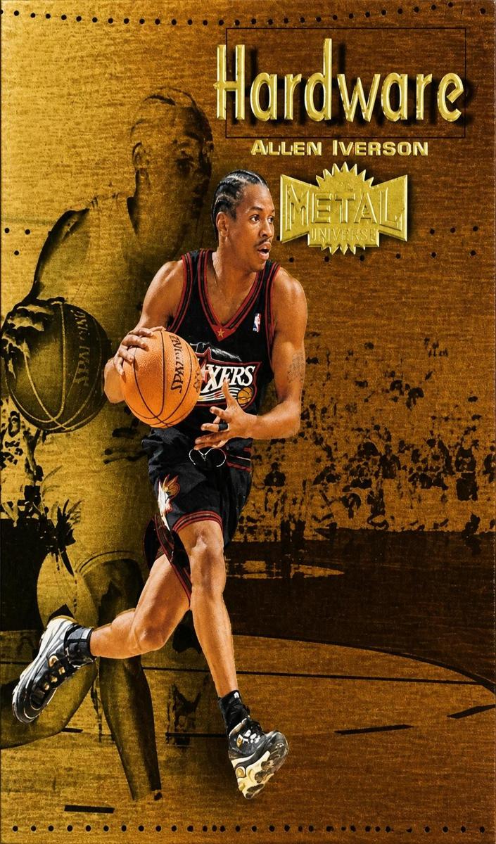 1997 Metal Universe Championship Basketball Allen Iverson #15 PSA 9