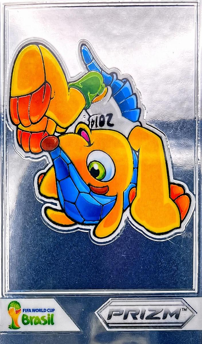 2014 Panini Prizm World Cup Soccer Fuleco #3 PSA 10