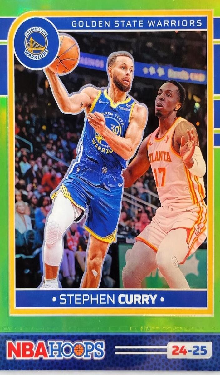 2024 Panini Hoops Basketball Premium Lime Green Stephen Curry #141