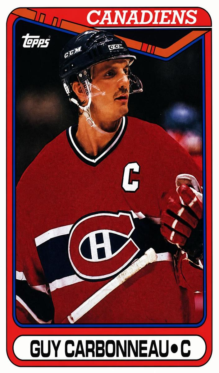 1990 Topps Hockey Guy Carbonneau #93
