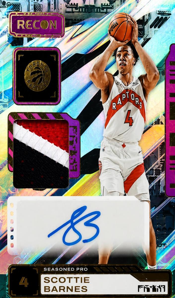 2023 Panini Recon Basketball Purple Scottie Barnes #SPA-SCT