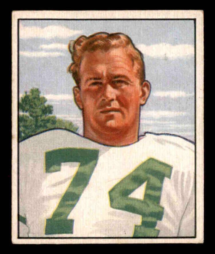 1950 Bowman Football Walter Barnes #61 PSA 6