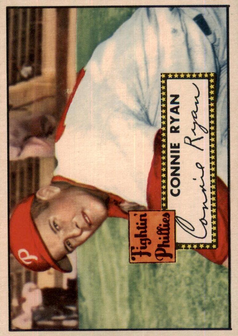 1952 Topps Baseball Connie Ryan #107