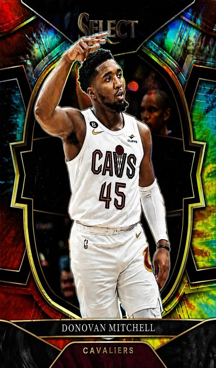 2022 Panini Select Basketball Tie-Dye Donovan Mitchell #31 PSA 10
