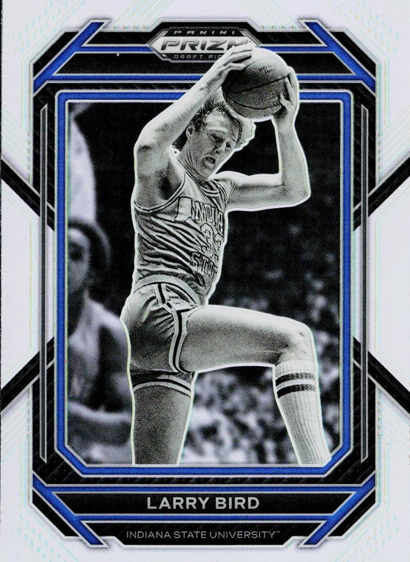 2023 Panini Prizm Draft Picks Basketball Silver Larry Bird #95 PSA 10