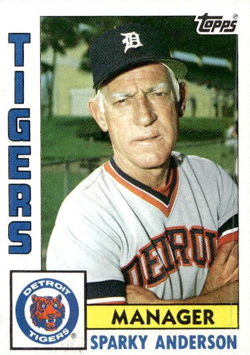 1984 Topps Baseball Sparky Anderson #259