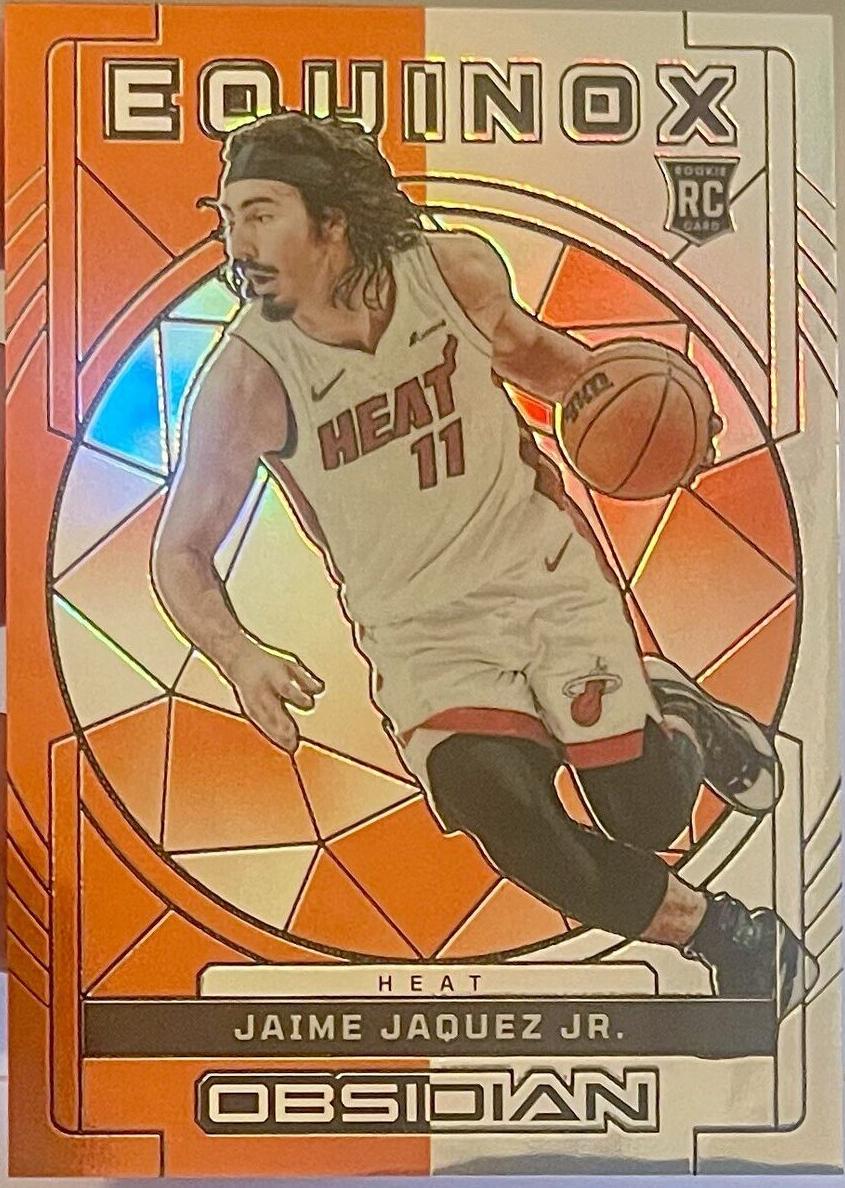 2023 Panini Obsidian Basketball Electric Etch Orange Flood Jaime Jaquez Jr. #39 PSA 8.5