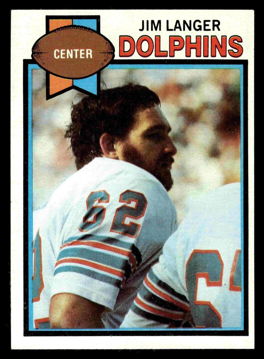 1979 Topps Football Jim Langer #425 PSA 7