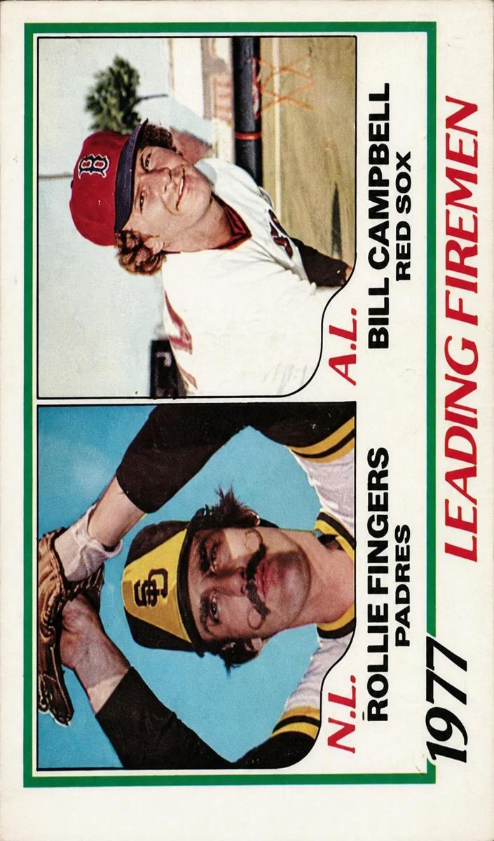 1978 O-Pee-Chee Baseball Rollie Fingers #8 PSA 8