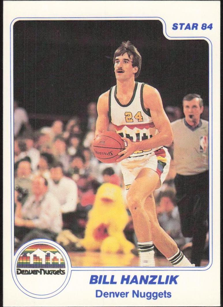 1983 Star Basketball Bill Hanzlik #188 PSA 8