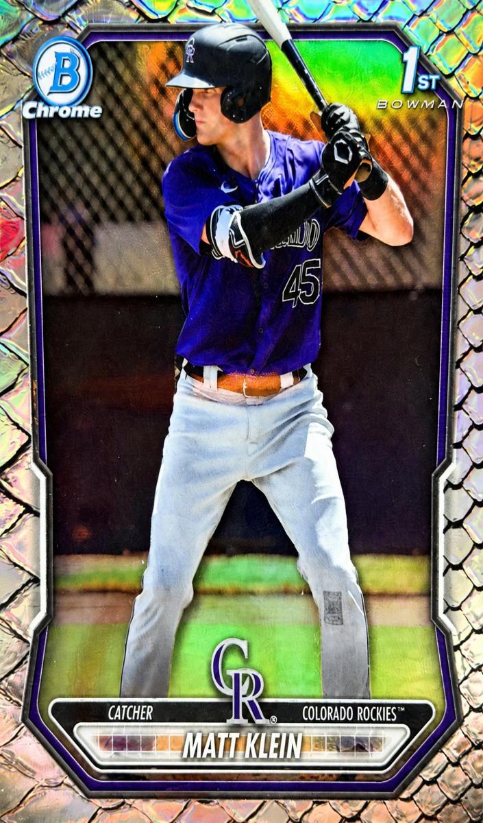 2026 Bowman Baseball Reptilian Refractor Matt Klein #BCP-146