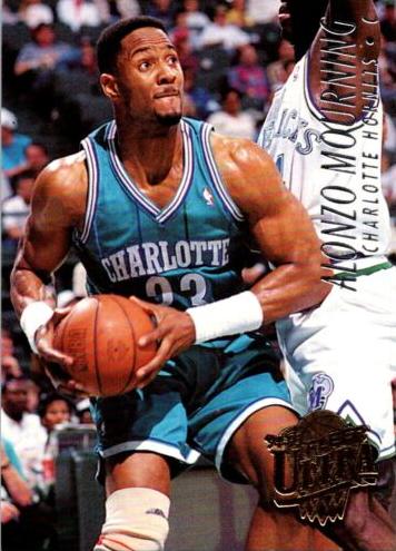 1994 Fleer Ultra Basketball Alonzo Mourning #23