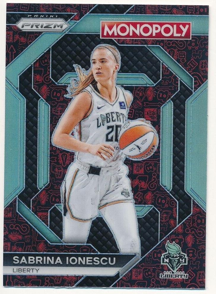 2024 Panini Prizm Monopoly WNBA Basketball Silver Sabrina Ionescu #WNBA18