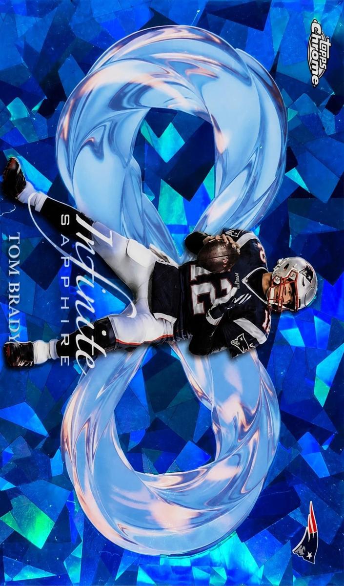 2025 Topps Chrome Sapphire Football Tom Brady #IS-2