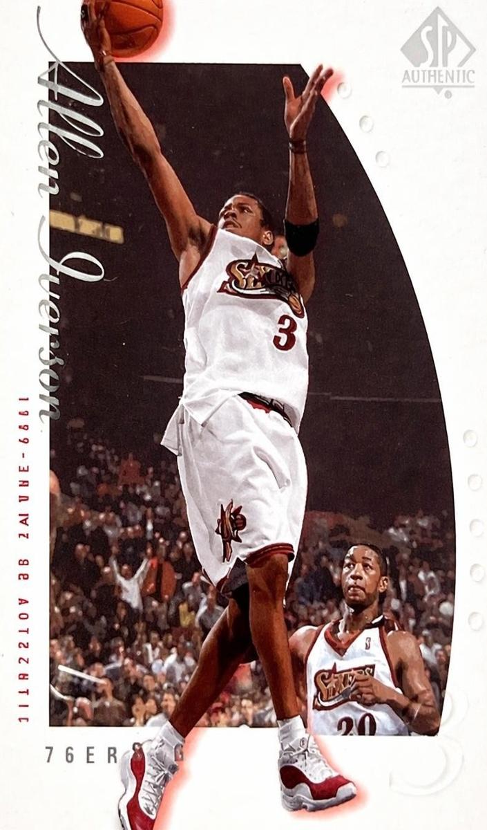 1999 SP Authentic Basketball Allen Iverson #60