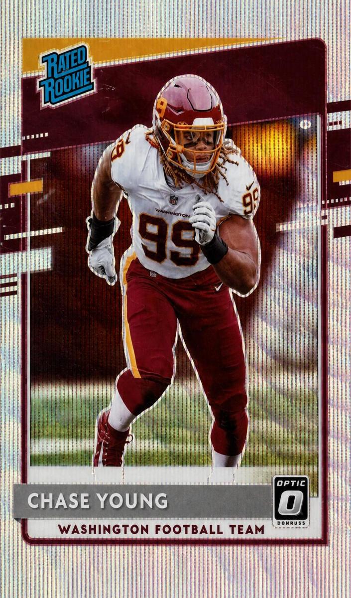 2020 Donruss Optic Football Wave Chase Young #166