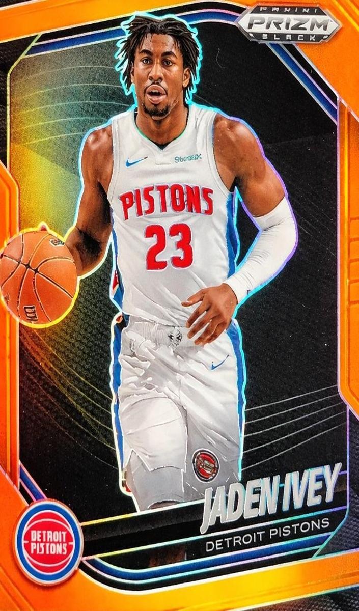 2024 Panini Prizm Black Basketball Orange Jaden Ivey #69