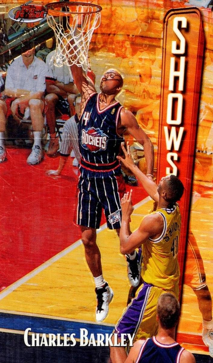 1997 Topps Finest Basketball Charles Barkley #219