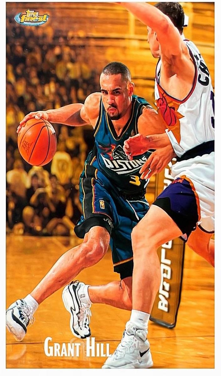 1997 Topps Finest Basketball Grant Hill #308