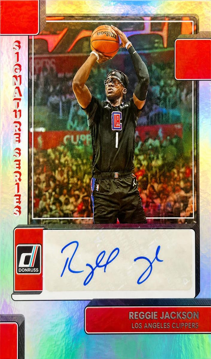 2022 Panini Donruss Basketball Reggie Jackson #SS-RJA