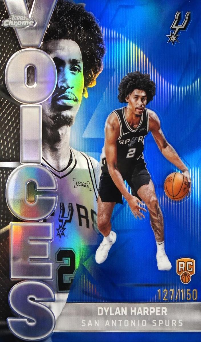 2025 Topps Chrome Basketball Blue Refractor Dylan Harper #VS-7