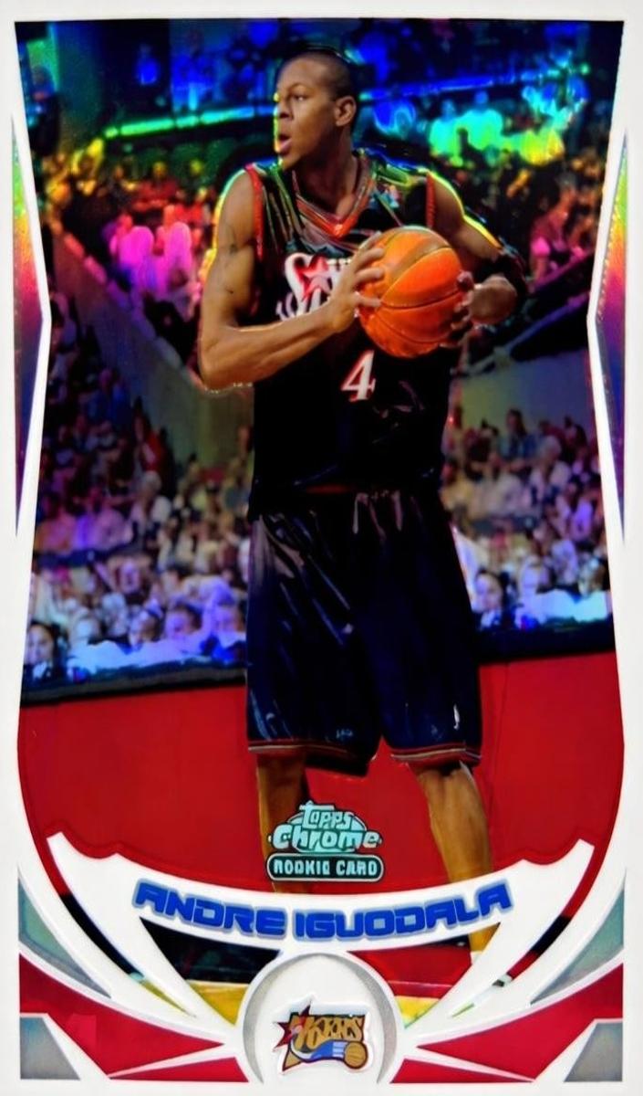 2004 Topps Chrome Basketball Refractor Andre Iguodala #174 PSA 10