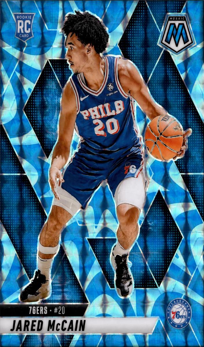 2024 Panini Mosaic Basketball Reactive Blue Jared McCain #228 PSA 9