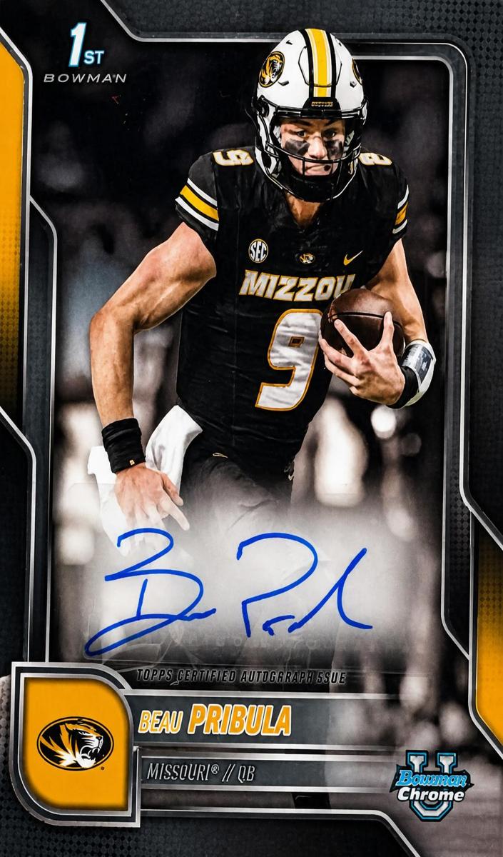 2025 Bowman Chrome University Football Beau Pribula #BCA-BP