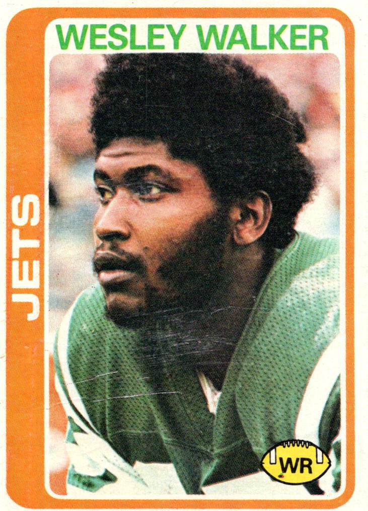 1978 Topps Football Wesley Walker #327 PSA 9