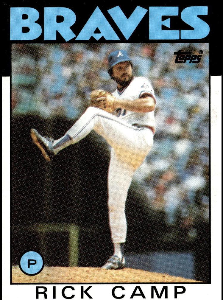 1986 Topps Baseball Rick Camp #319 PSA 9
