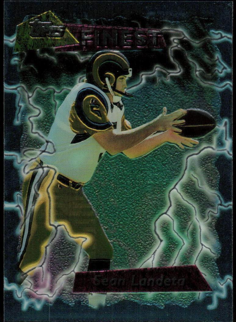 1995 Topps Finest Football Sean Landeta #231
