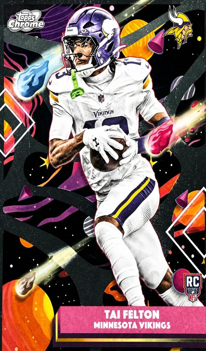 2025 Topps Cosmic Chrome Football Tai Felton #165