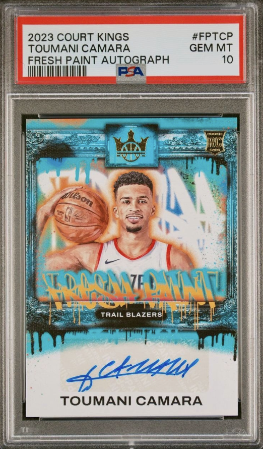 2023 Panini Court Kings Basketball Toumani Camara #FP-TCP