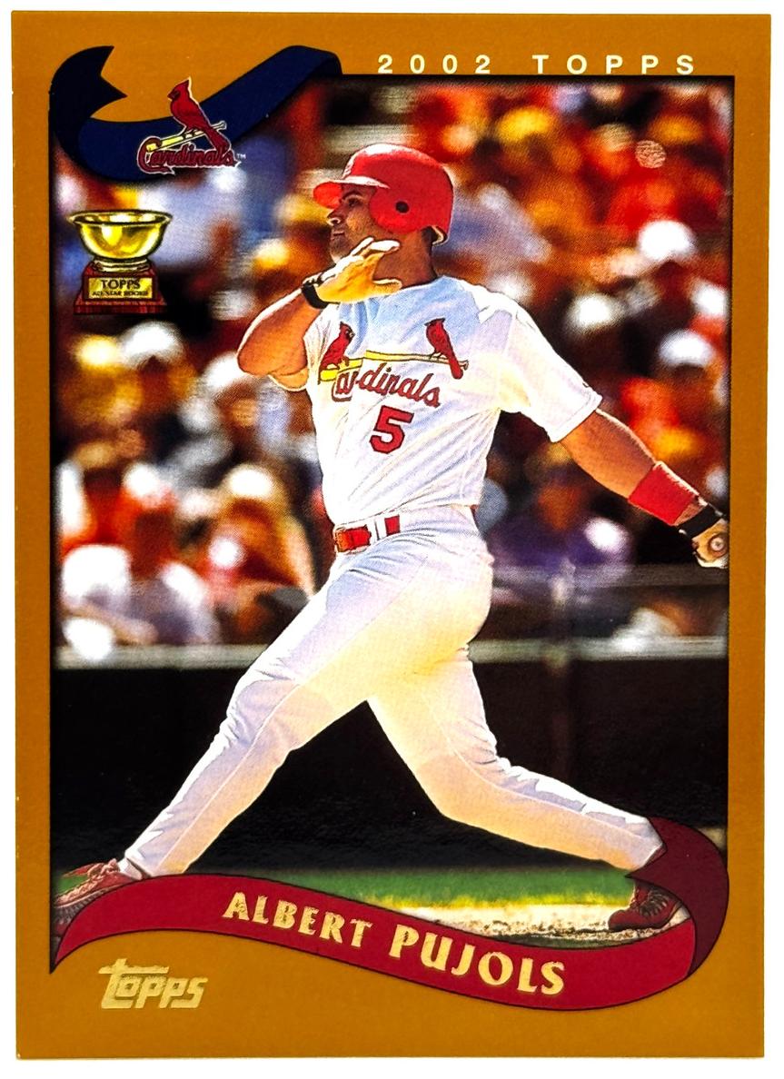 2002 Topps Baseball Albert Pujols #160 PSA 8