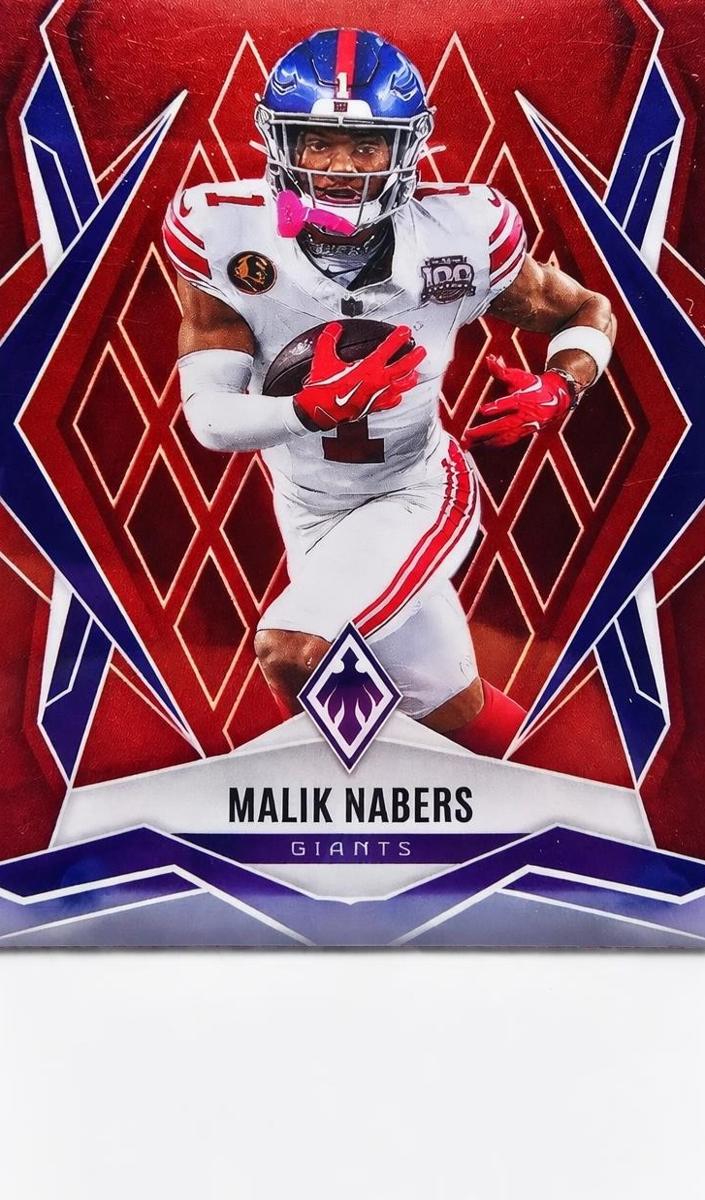 2025 Panini Phoenix Football Red Malik Nabers #143