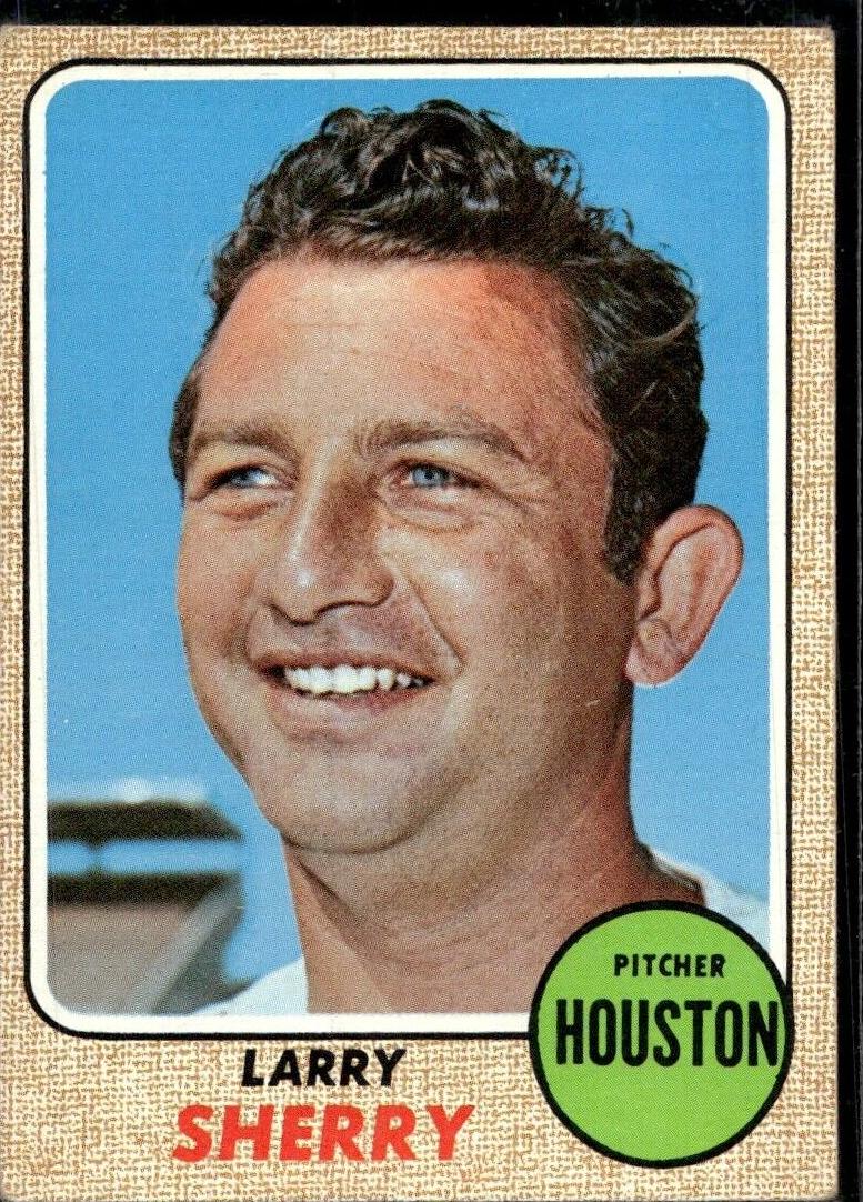 1968 Topps Baseball Larry Sherry #468