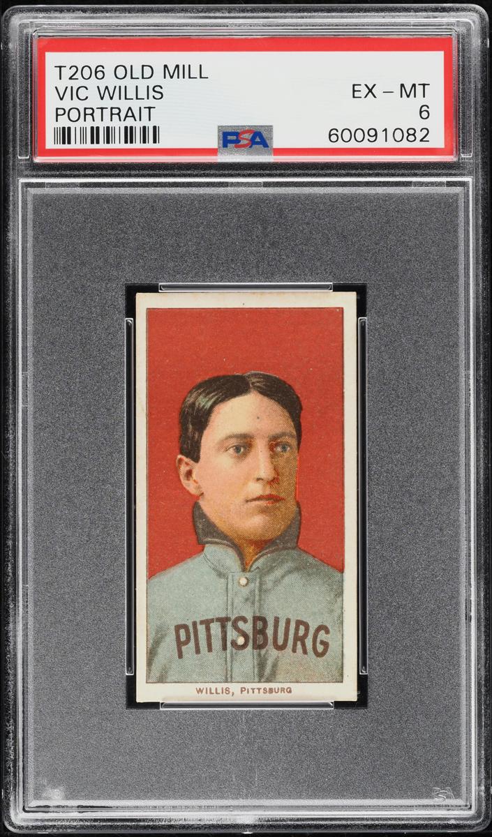 1909-11 T206 Baseball Portrait Vic Willis #NNO PSA 6