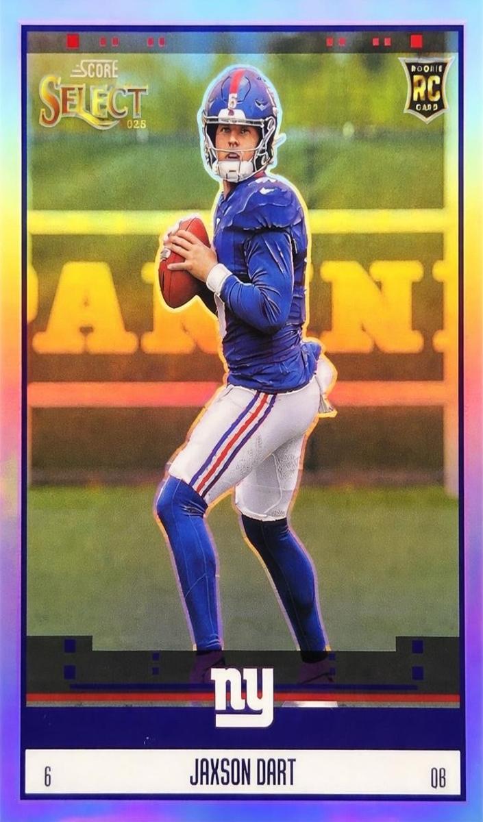 2025 Panini Select Football Prizm Jaxson Dart #14