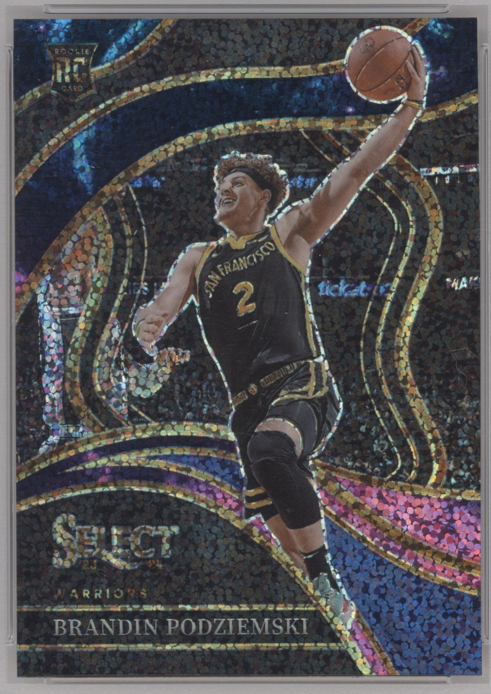2023 Panini Select Basketball Cosmic Brandin Podziemski #299