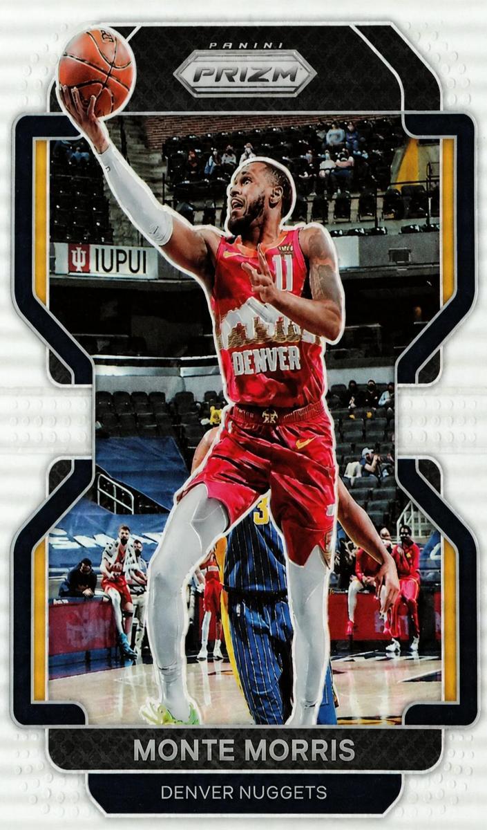 2021 Panini Prizm Basketball Prizms Silver Monte Morris #16