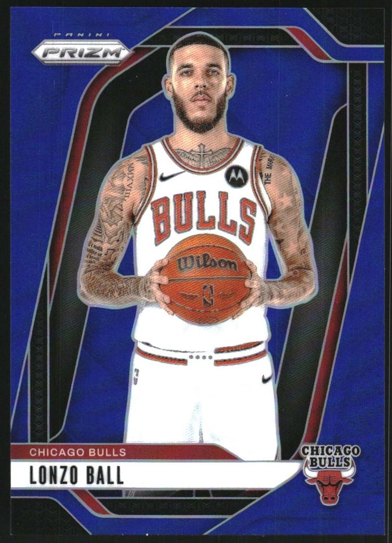 2024 Panini Prizm Basketball Blue Lonzo Ball #75